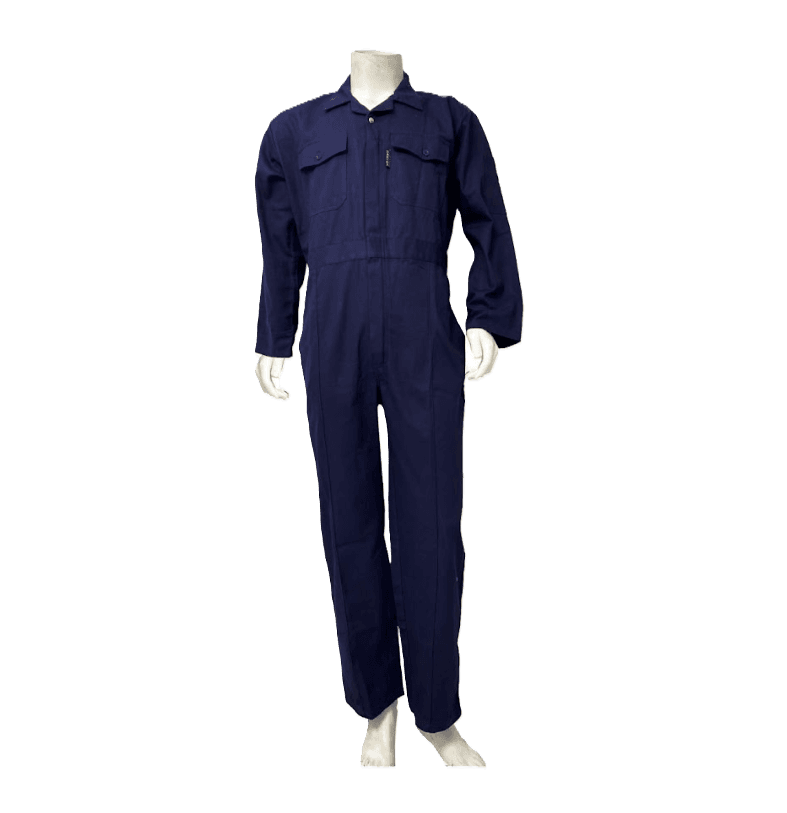 100% Cotton Navy Blue Coverall - EN 13688 Workwear
