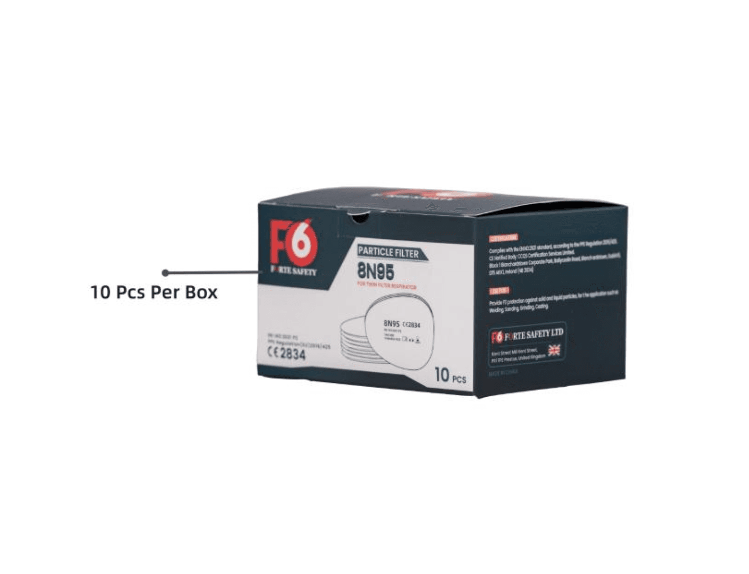 8N95 Particle Filter - EN 143:2021 P2 Protection