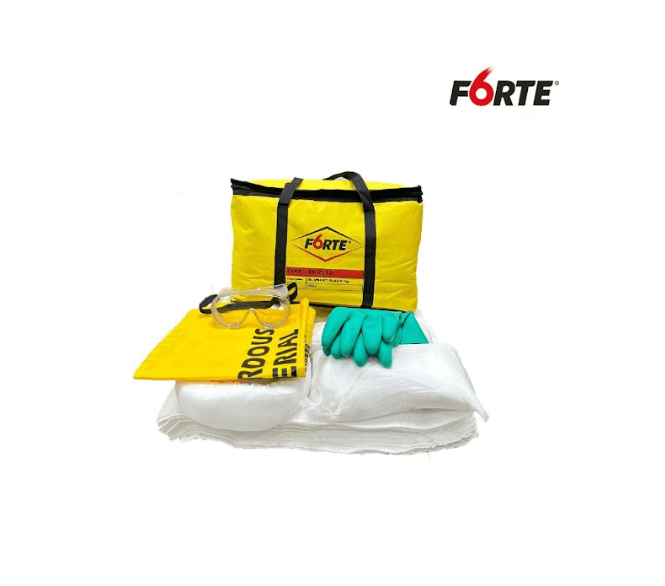 Forte Oil Spill Kit 10 Gallon - Emergency Response Kit with Carry Bag