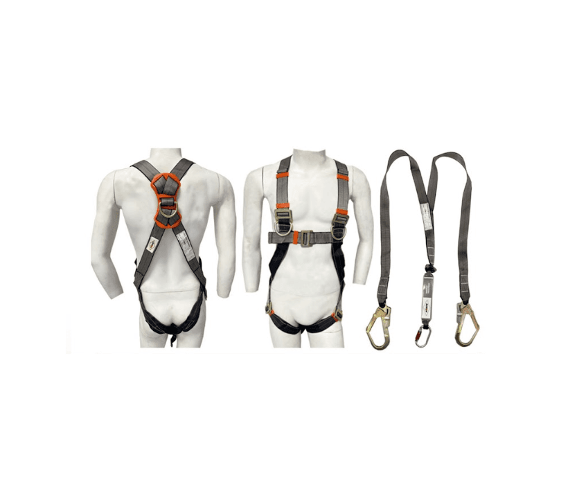 Full Body Harness with Auto Lock Carabiner F6-201