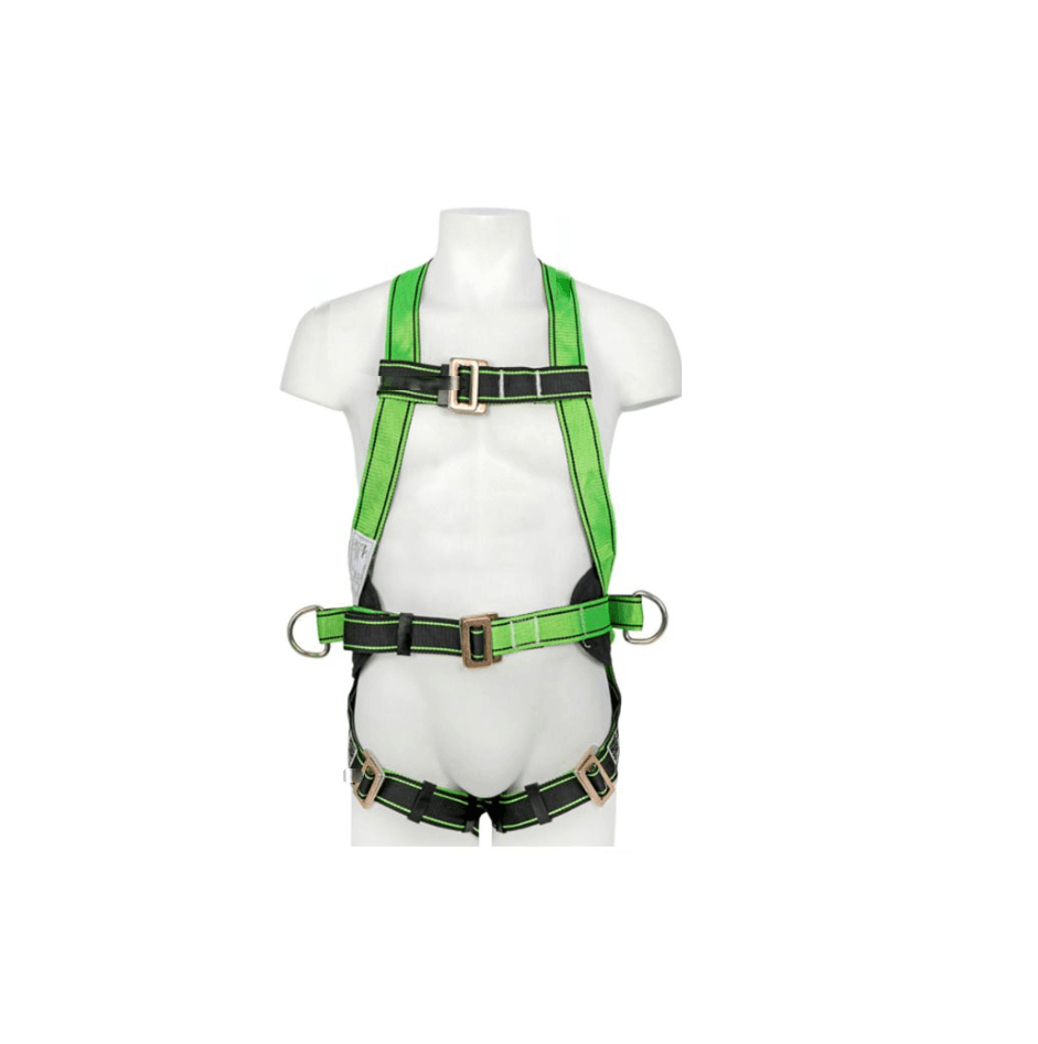 Full Body Harness with Shock Absorbing Double Lanyard