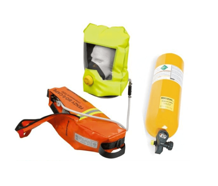 Honeywell MCJ Bio-S-Cape Steel SCBA Escape Hood 200 Bar