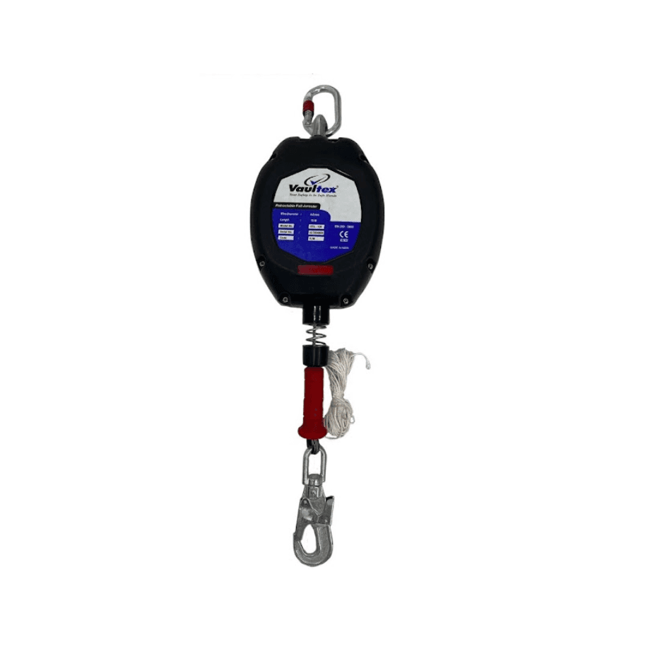 Retractable Fall Arrester 10M Wire Rope Safety Device