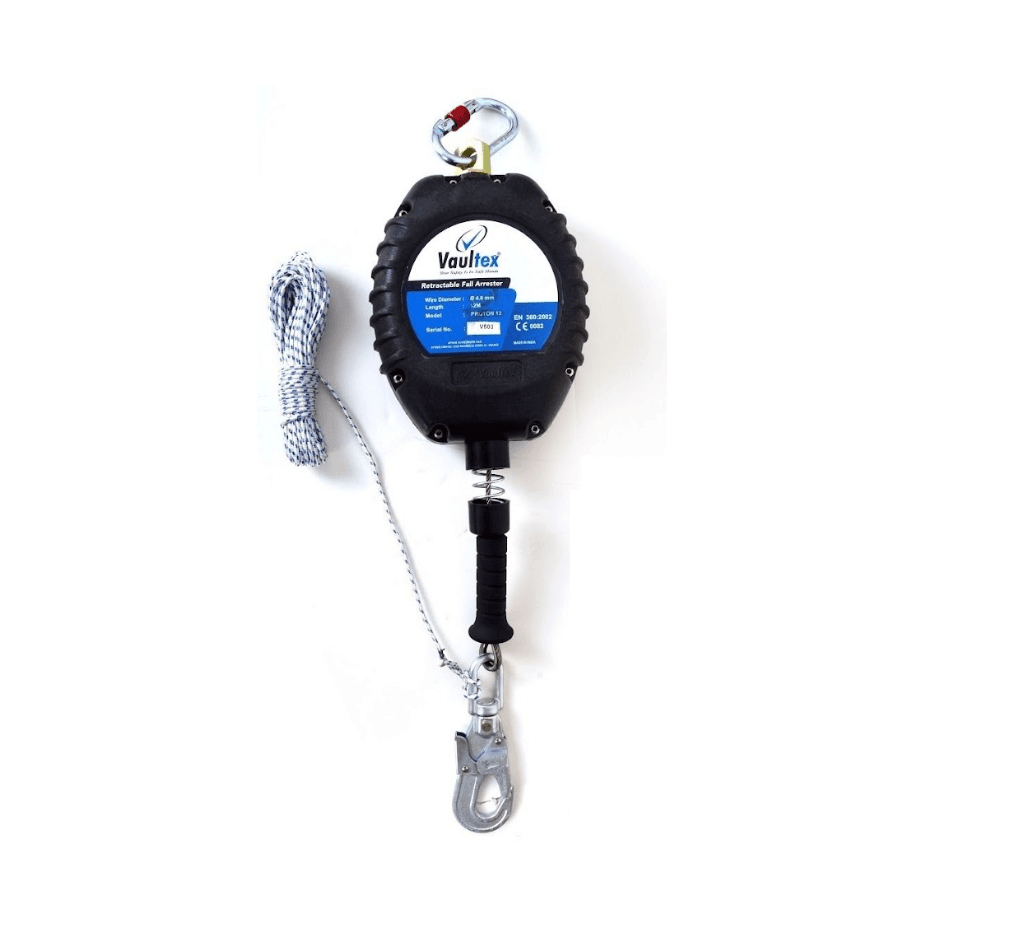 Vaultex KBU Retractable Fall Arrester 12M Safety Rope